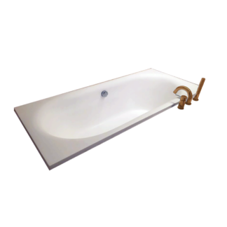 Honey Double Built-In Bathtub